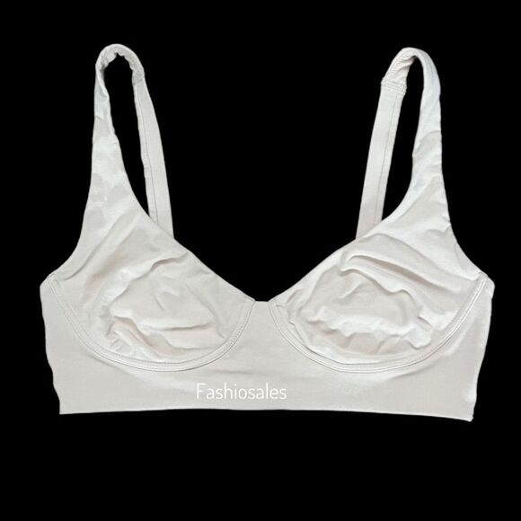 Victoria’s Secret Pink Supersoft Unlined Demi bralette bra Beige Xlarge - Picture 5 of 6